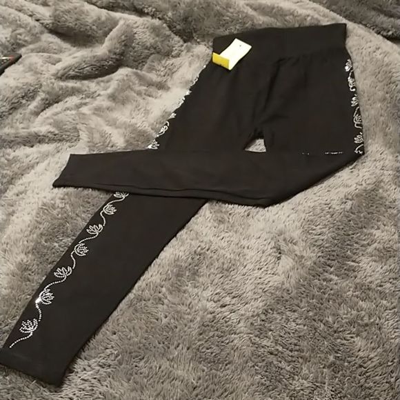 Pants - Bling  Flower Leggings!